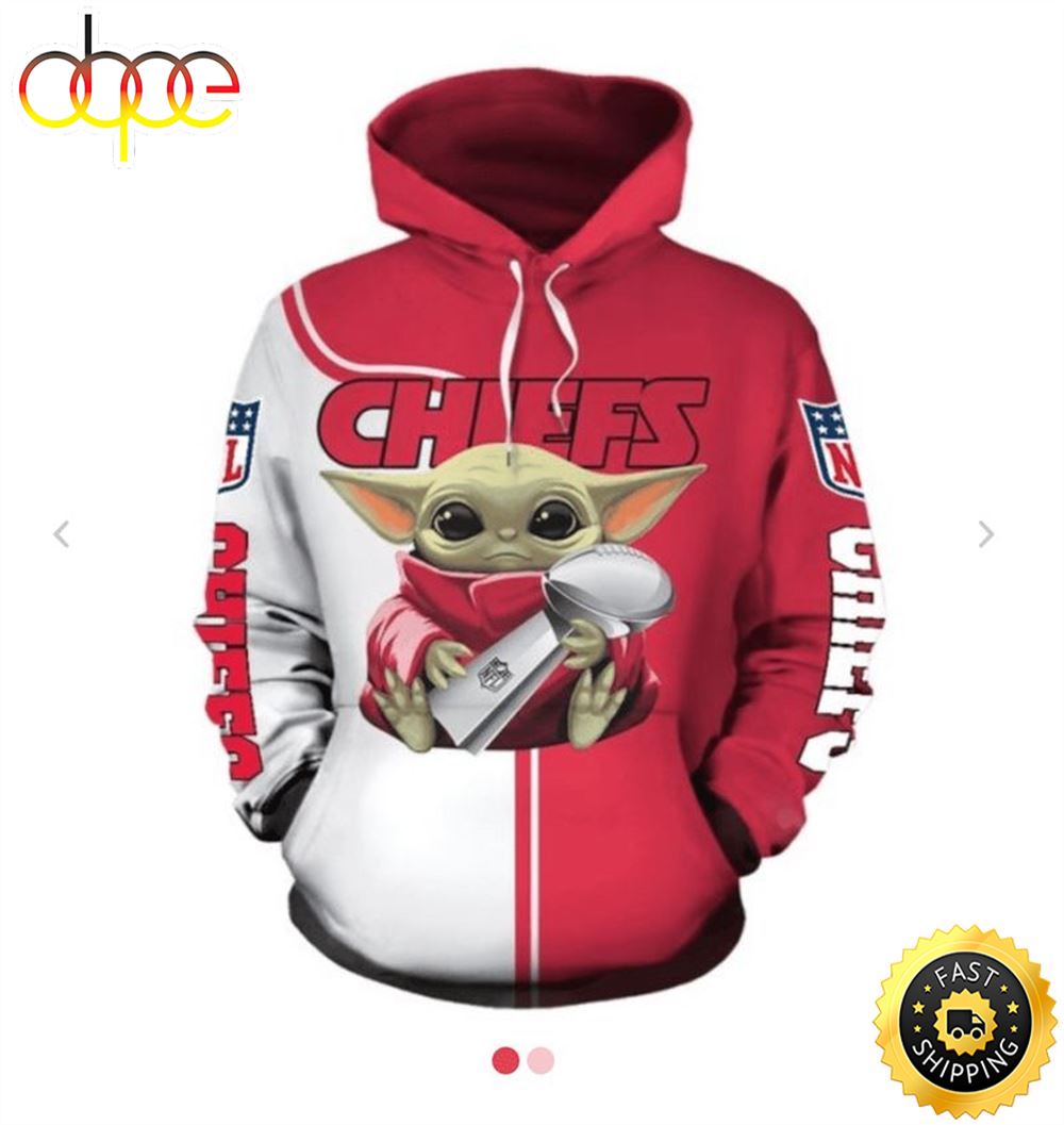 Baby Yoda Lovers Kansas City Chiefs 3d Hoodie All Over Print