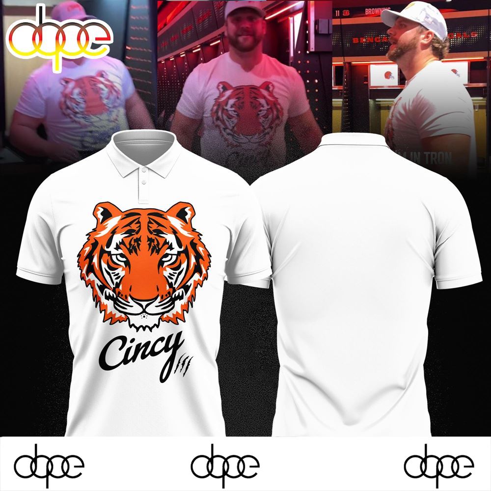 Cincinnati Bengals 2024 Cincy New Polo Shirt