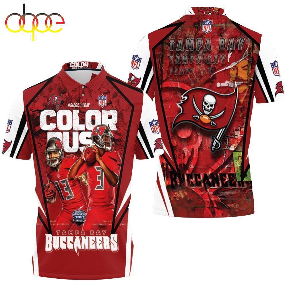 Color Us Tampa Bay Buccaneers Nfc South Division Champions Super Bowl  3d Polo Shirt