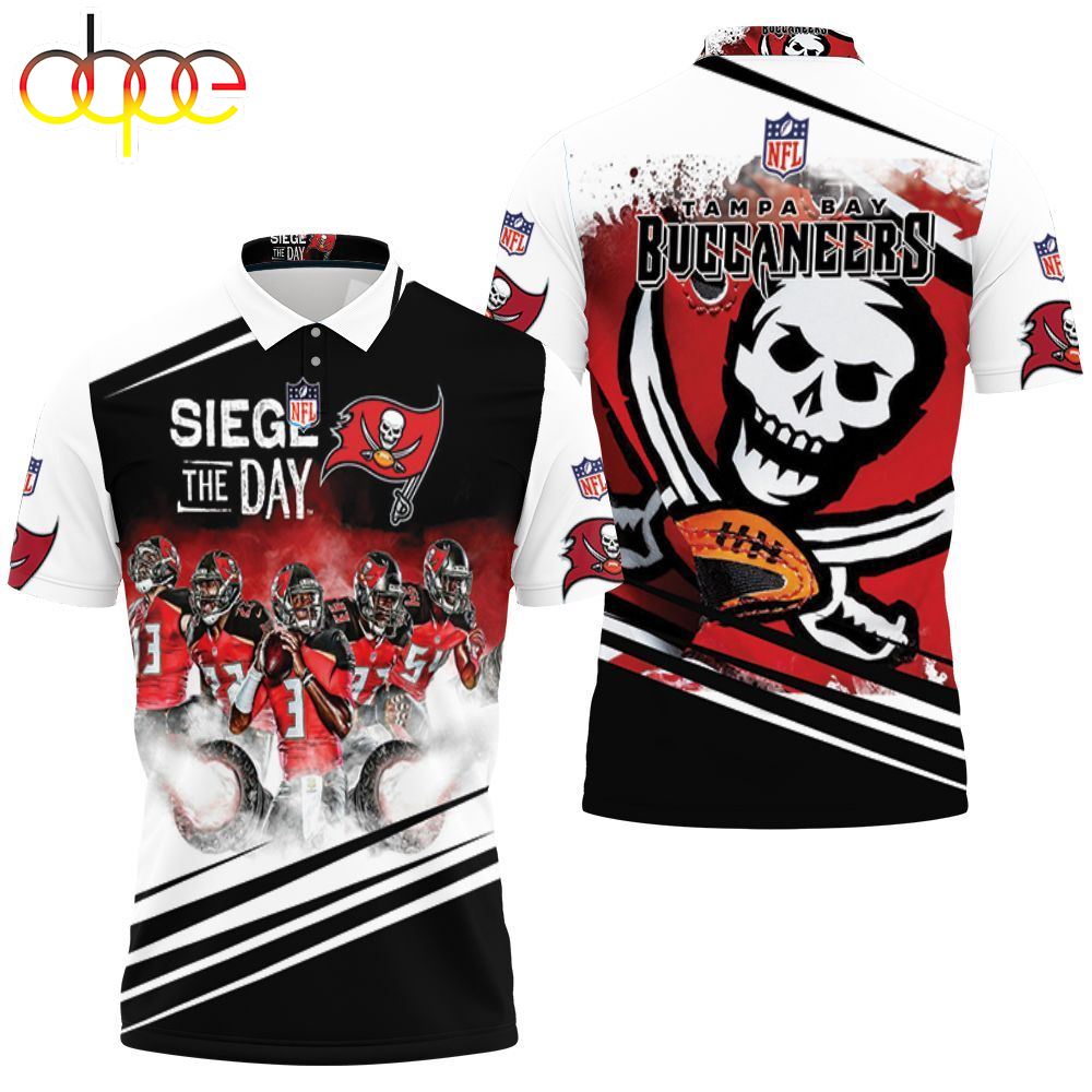 Football Tampa Bay Buccaneers Siege The Day Nfc South Division Champions Super Bowl  Polo Shirt
