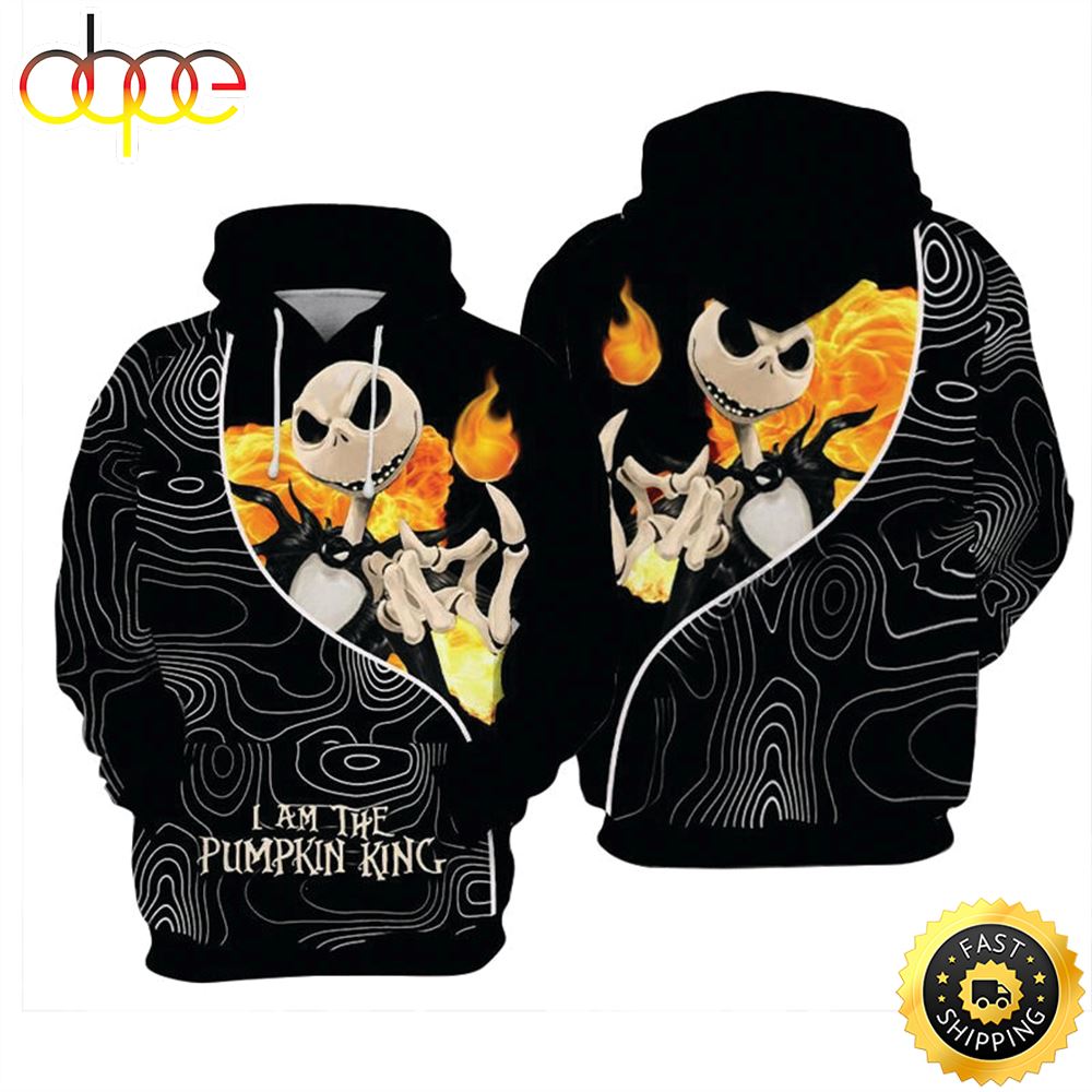I Am The Pumpkin King Hoodie 3D All Over Print