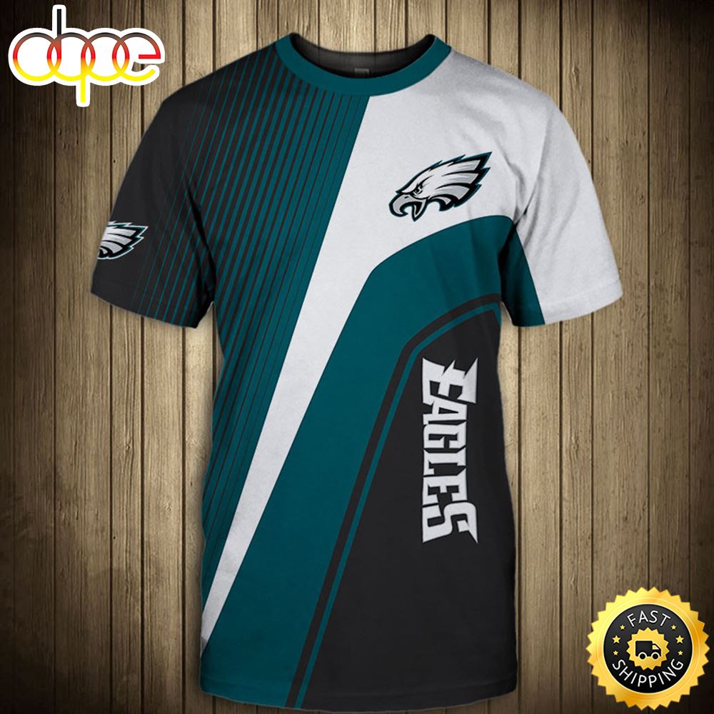 N.F.L Eagles 3D T-shirt All Over Print Shirt