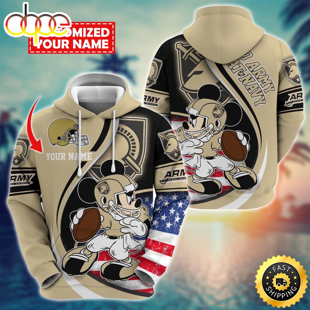 NCAA Army Black Knights Mickey Custom Hoodie Trending Shirt