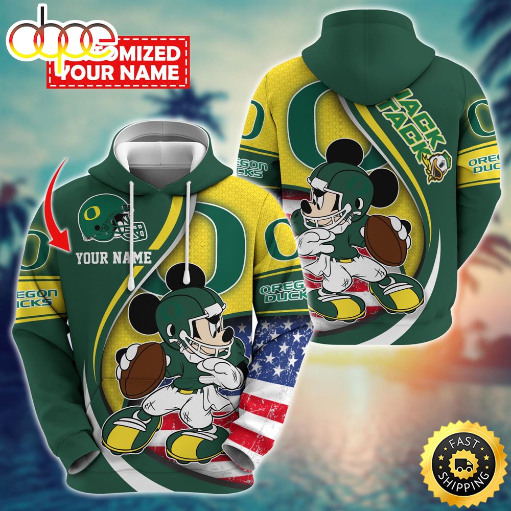 NCAA Oregon Ducks Mickey Custom Hoodie Trending Shirt