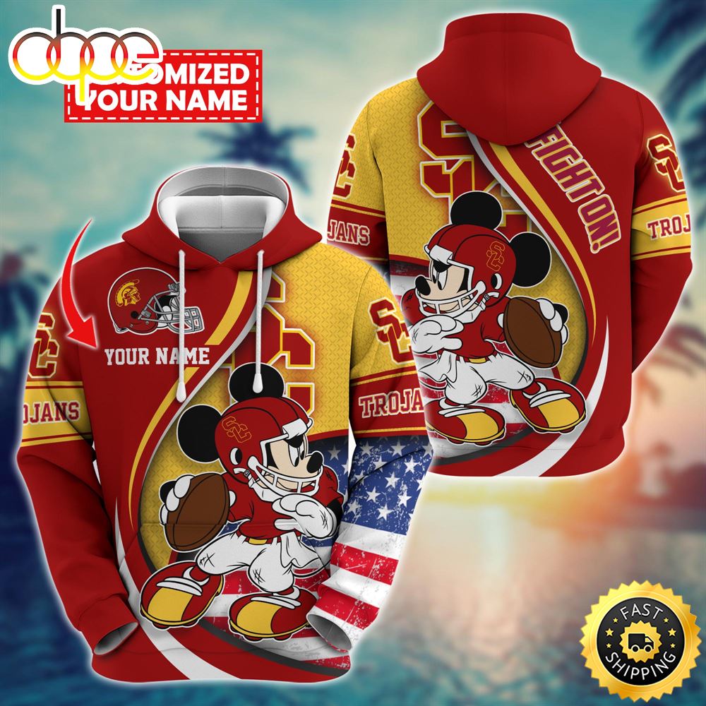 NCAA USC Trojans Mickey Custom Hoodie Trending Shirt
