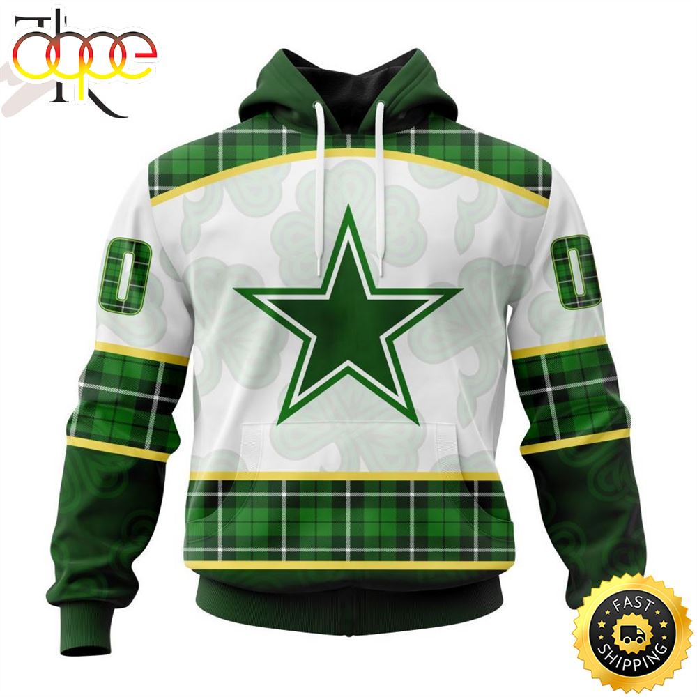 NFL Dallas Cowboys Special Design For St. Patrick Day Hoodie