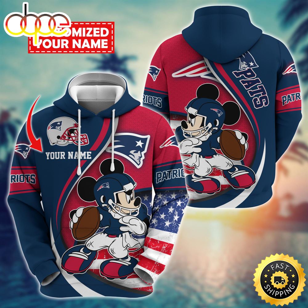 NFL New England Patriots Mickey Custom Hoodie Trending Shirt