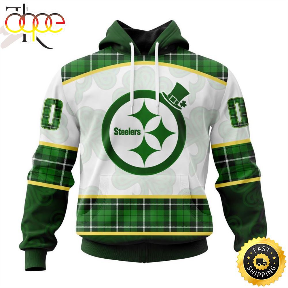 NFL Pittsburgh Steelers Special Design For St. Patrick Day Hoodie