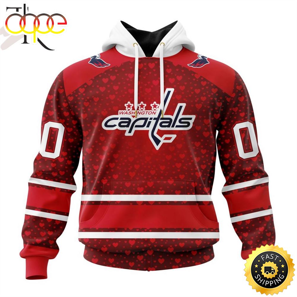 NHL Washington Capitals Special Gift For Valentines Day Hoodie