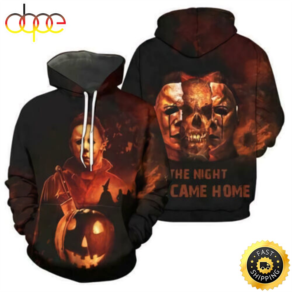 Night He Came Home Michael Myers 3d Hoodie