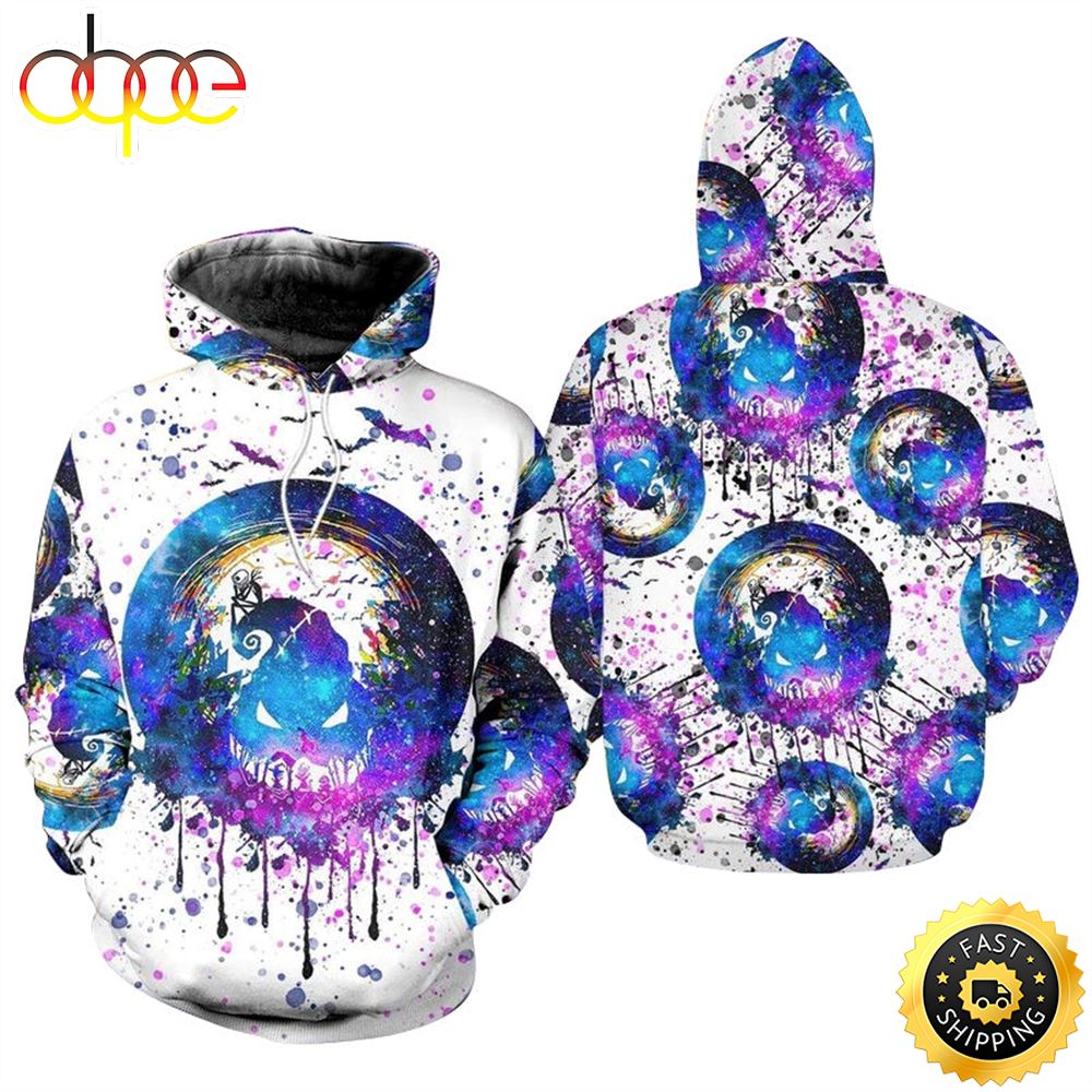 Oogie Boogie Colorful Hoodie 3D All Over Print