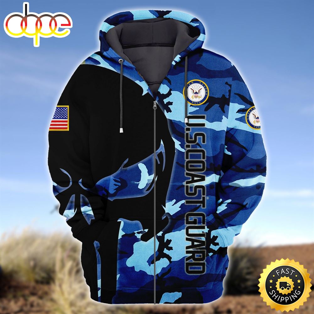 Premium Unique U.S Navy Zip Hoodie Ultra Soft and Warm