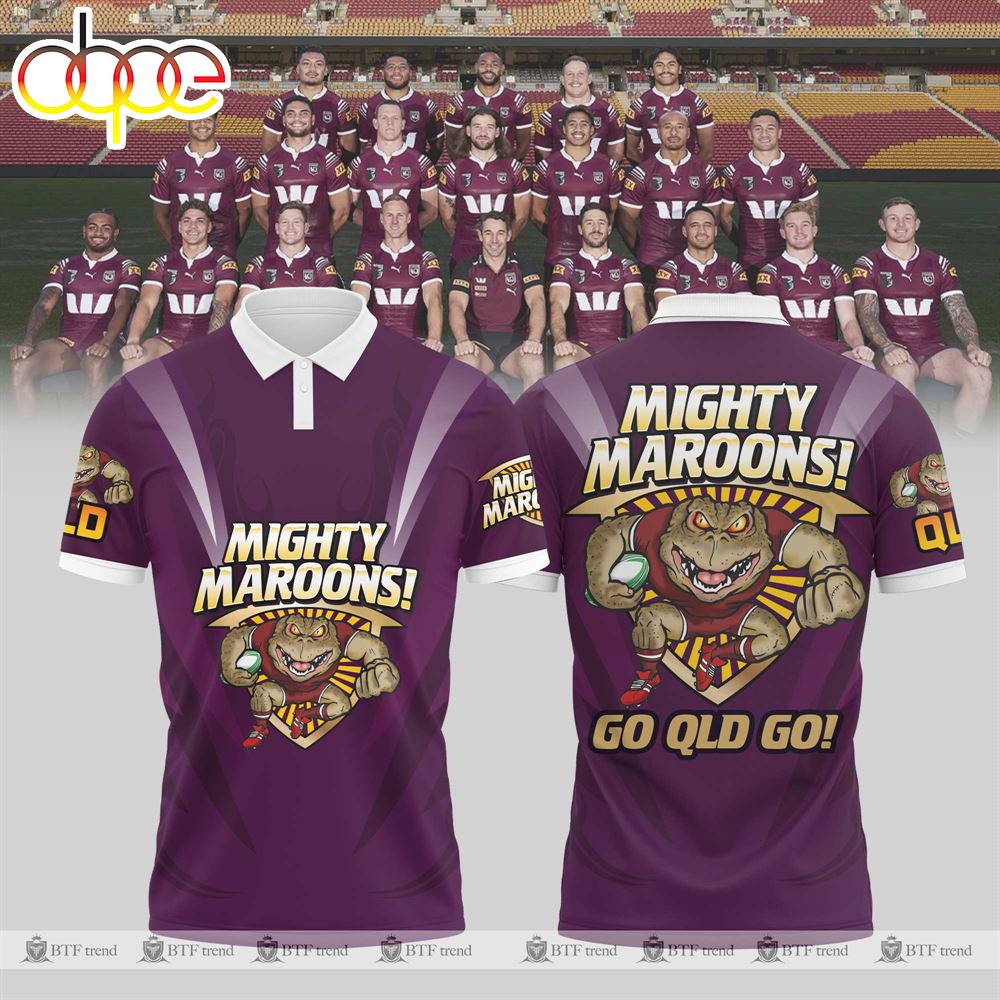QLD Mighty Maroons Own Personality Polo Shirt