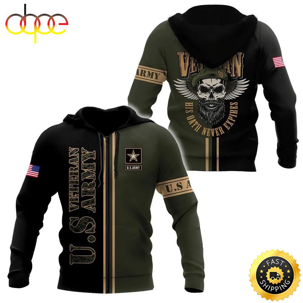 Veteran US Veteran Navy All Over Printed Unisex Shirts 3D Hoodie All Over Printed