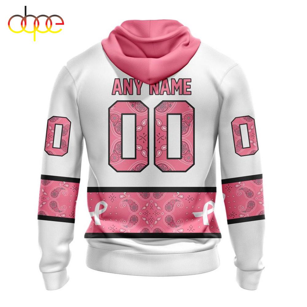 Custom Name NHL Ottawa Senators In October We Wear pink Breast Cancer 3D Hoodie Shirt